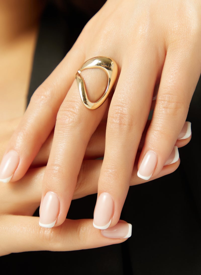 Ginger Chunky Gold Ring - Image 5